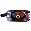 Bear Print Double Layered Pencil Case with Handheld for Boys & Girls Best Gift 3D Cartoon School Pencil Bag