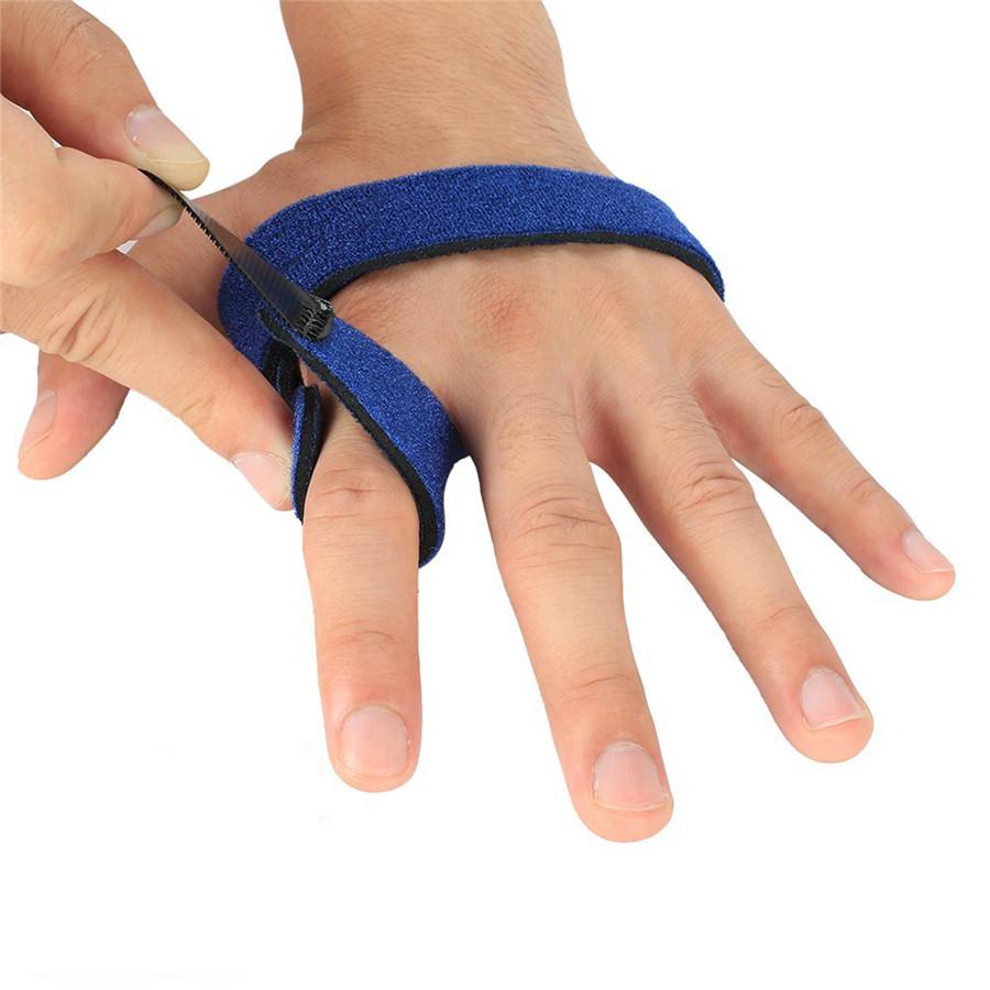 Medical Trigger Finger Splint Hook Loop Tape Finger Orthosis Brace Support Pain Relief Finger Protector Brace Support Belt
