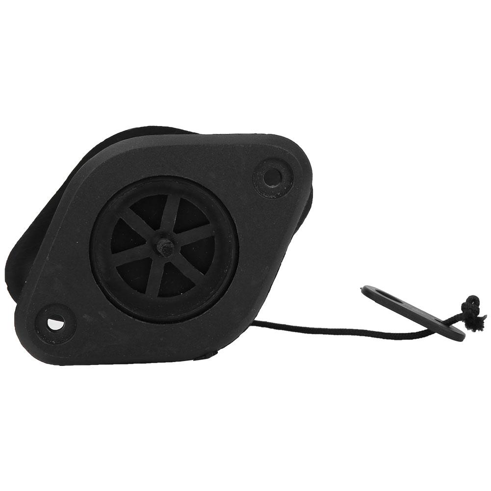 Slitesterk PVC Svart Dreneringsventil for Gummibåter Fiskebåt Kajakk Tilbehør