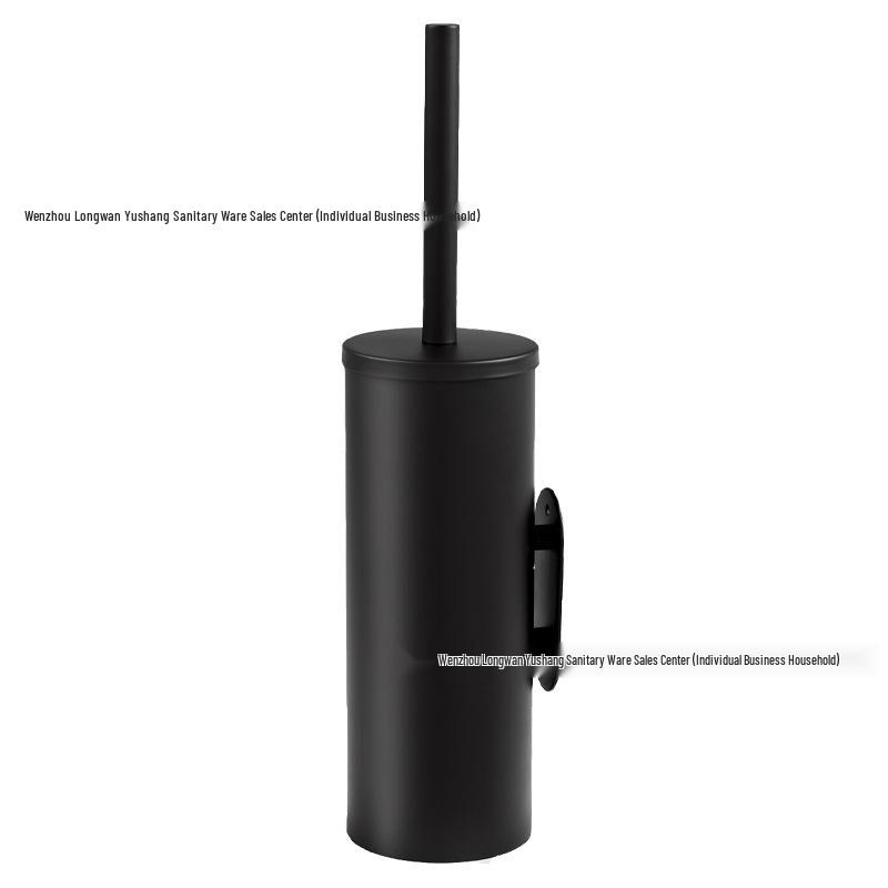 304 Stainless Steel No-Drill Hanging Toilet Brush Set with Deodorant
