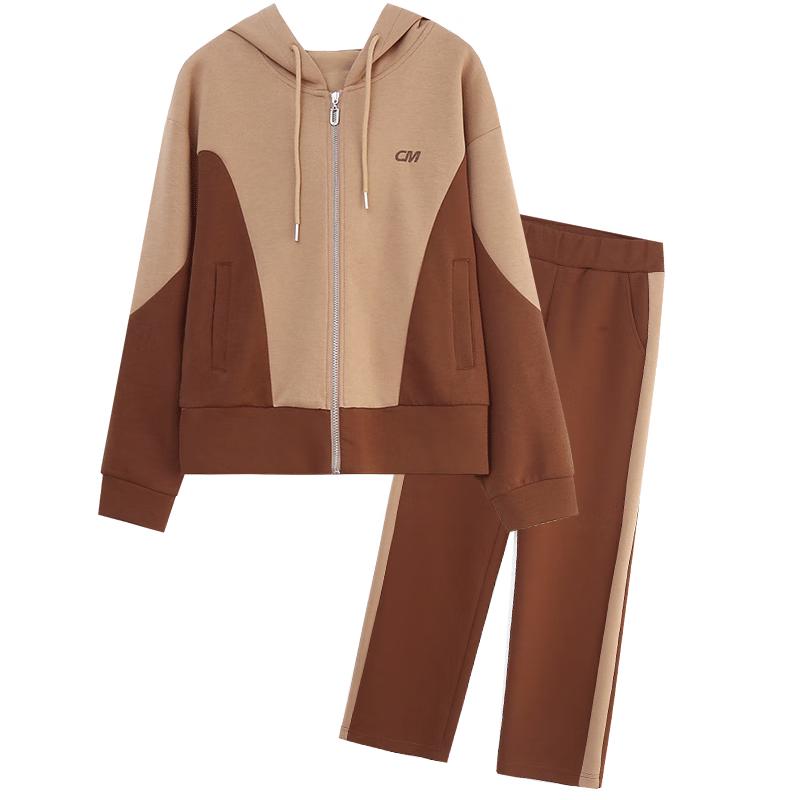 

Модный спортивный костюм с капюшоном для женщин среднего возраста Baolianduo 2XL