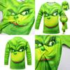 Festive Grinch Long Sleeve T-shirt For Kids Ideal For How The Grinch Stole Christmas Celebrations