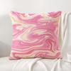 Marble Pattern Cushion Cover Natural Linen Organic Fabric DoubleSided Printing Sofa Home Decor Gift Pillow Cover
