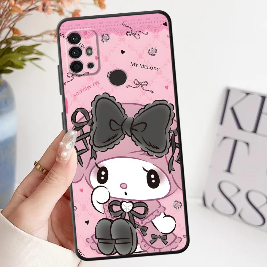 

SanrioS Cute KuromiS Phone Cover Case for Motorola Moto G53 G30 G71 G52 G51 G73 G32 Edge 20 Pro 30 Lite G60s G50 G22 Edge40 Motorola Edge 20 Pro