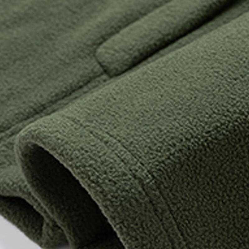 ROMON Men's Stand-Collar Fleece Jacket