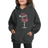 Sweatshirts For Teen Girls Hoodies Long Sleeve Drawstring Pullover Cute Printed Oversized Hoodie Christmas