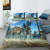 3D Digital Printing Polyester Bedding Two-Or Three-Piece Dinosaur Series