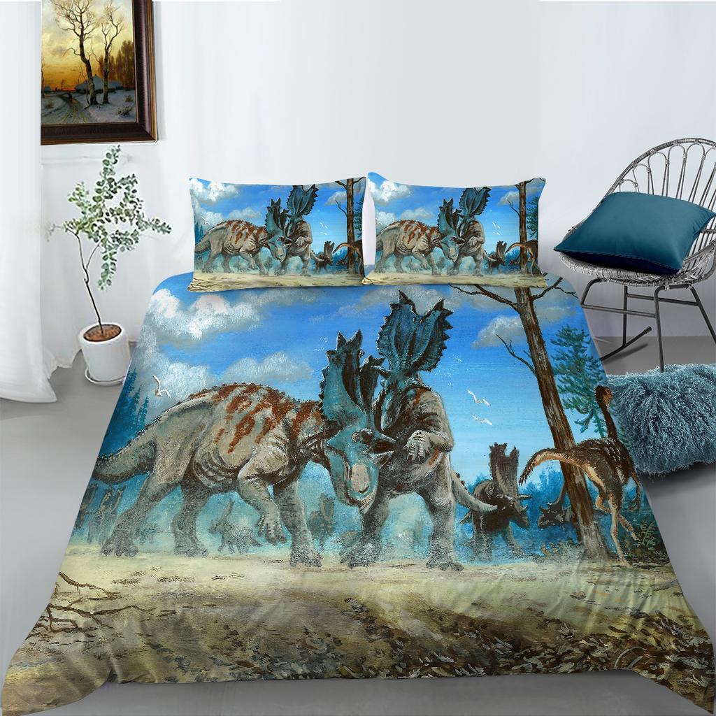 3D Digital Printing Polyester Bedding Two-Or Three-Piece Dinosaur Series