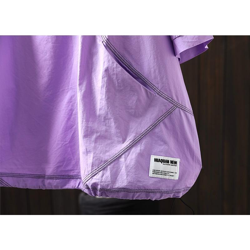 Dimanaf Letní tričko 2025 Dámské s krátkým rukávem a dlouhým rukávem, volná topy a trička