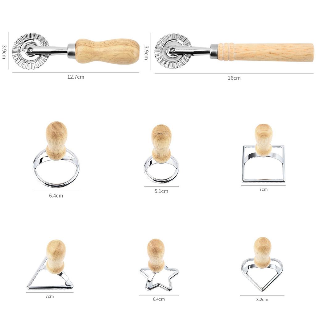 Stainless Steel Ravioli Cutter Set Pasta Press Maker Mold Ravioli Stamp Pastry Wheel Ravioli Stamp Set Kitchen Baking Tool