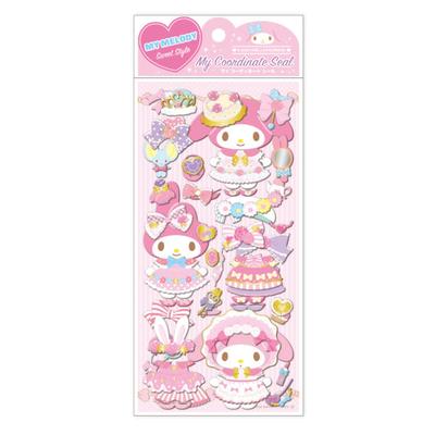 K Company My Melody My Coordinate Stickers Sweet Stickers H195 X W95mm CCD1-MM-SW
