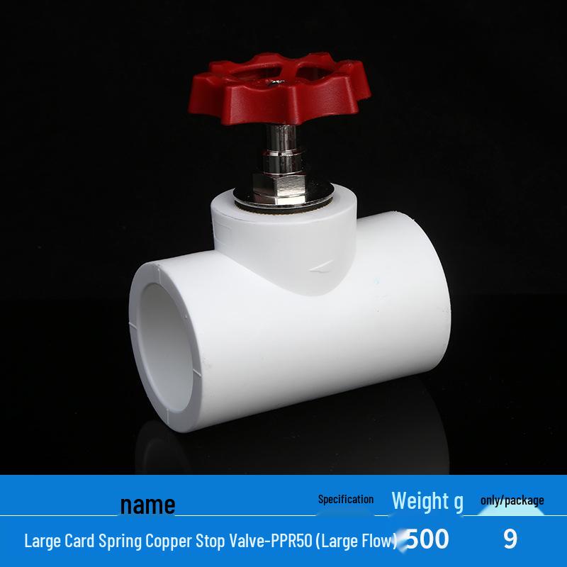 Home PPR Stop Valve for Hot & Cold Water - All Copper Core