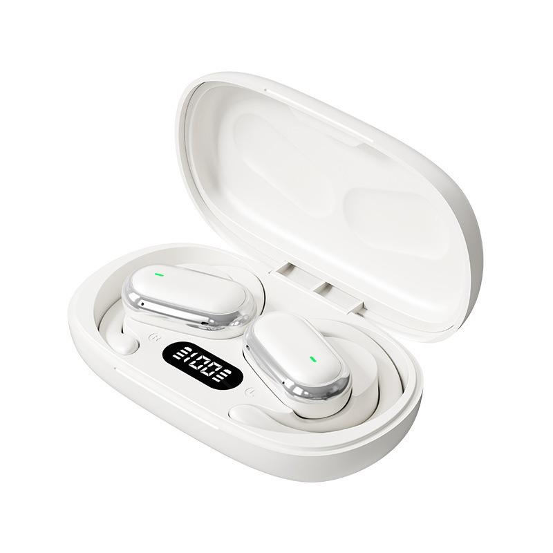 Wireless Bluetooth Earphones, Ear-hook Earbuds Power Display Earphone for HD Sound Headphones Sports Music Headsets