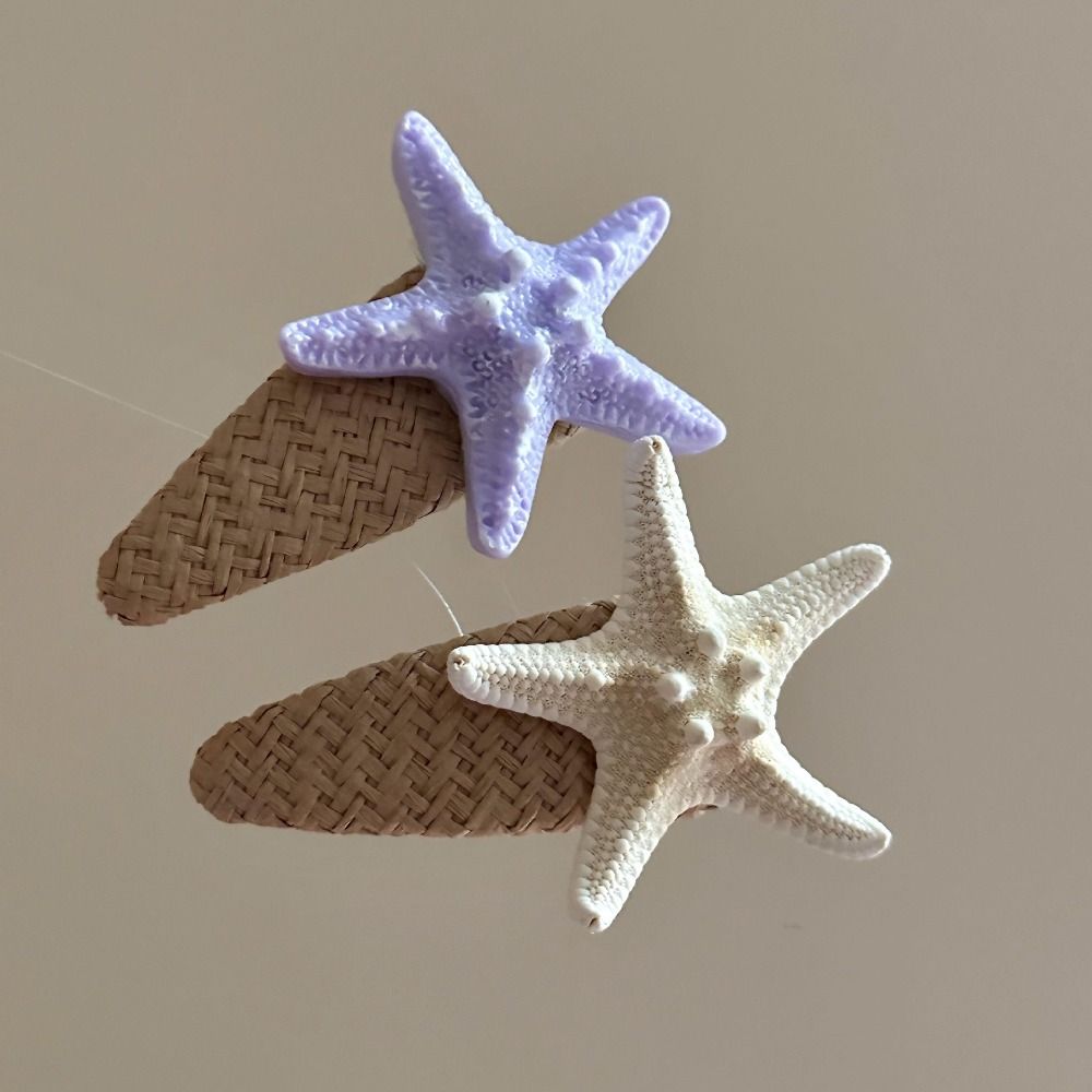 Korean Style Starfish Hair Clip Beach Sweet Bangs Clip Creative Sea Star Hairpin Barrettes