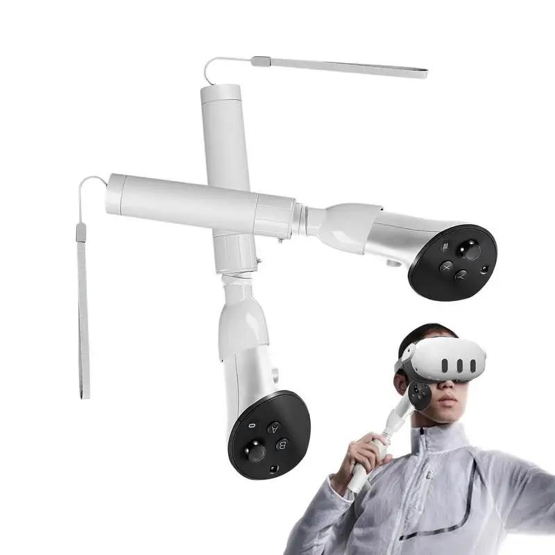 Verlängerungsgriff für Meta Quest 3 Zubehör VR Controller Griff Verlängerungsstange Lichtschwertgriffe für Meta Quest3