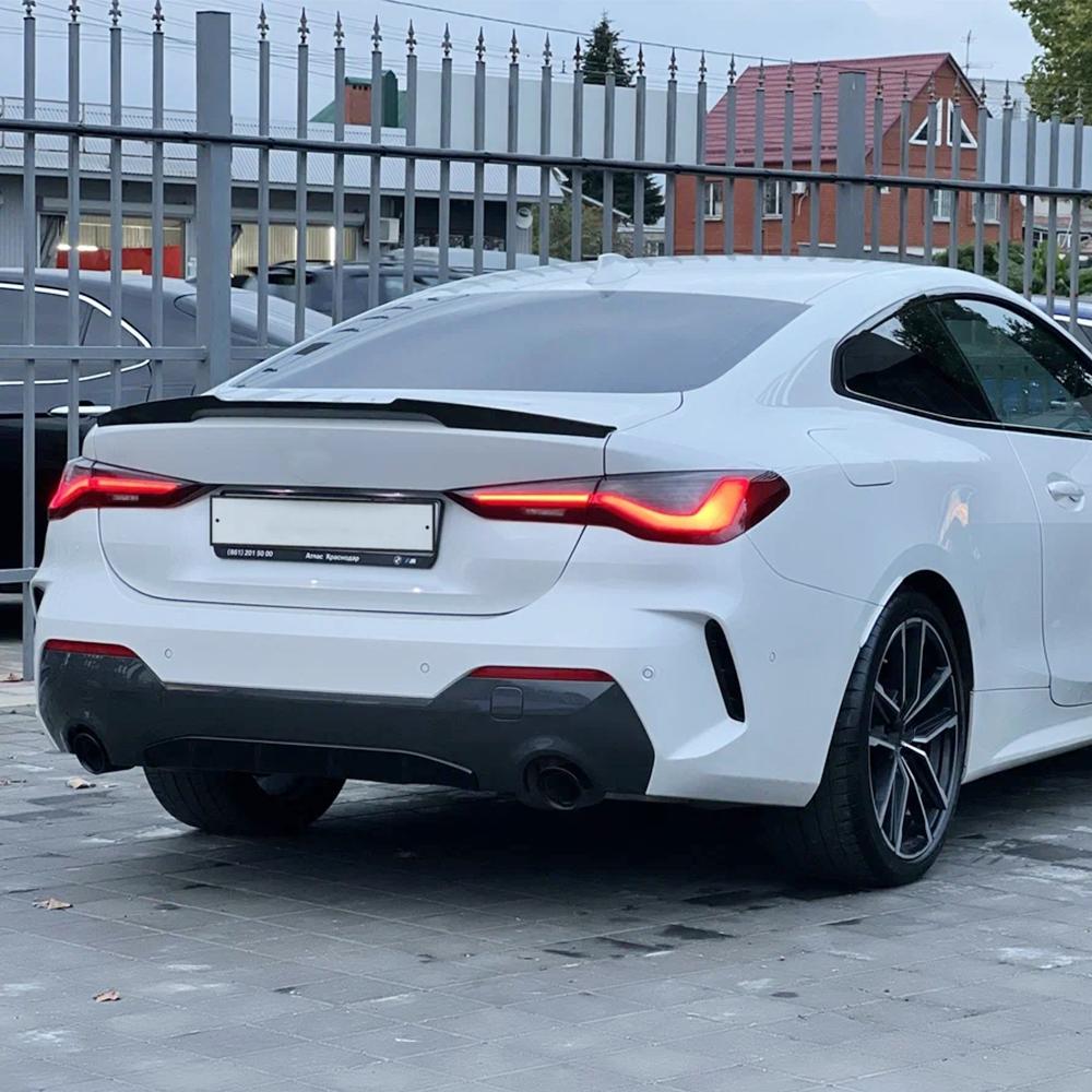 For BMW 4 Series G22 420i 430i 420d 430d M440i M440d 2020-2024 Car Rear Trunk Lid Car Rear Wing Duck Tail Lip Spoiler