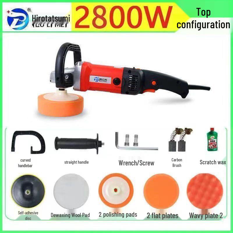 Electric Mini Car Polisher Waxing Tool for Scratch Repair and Household Use