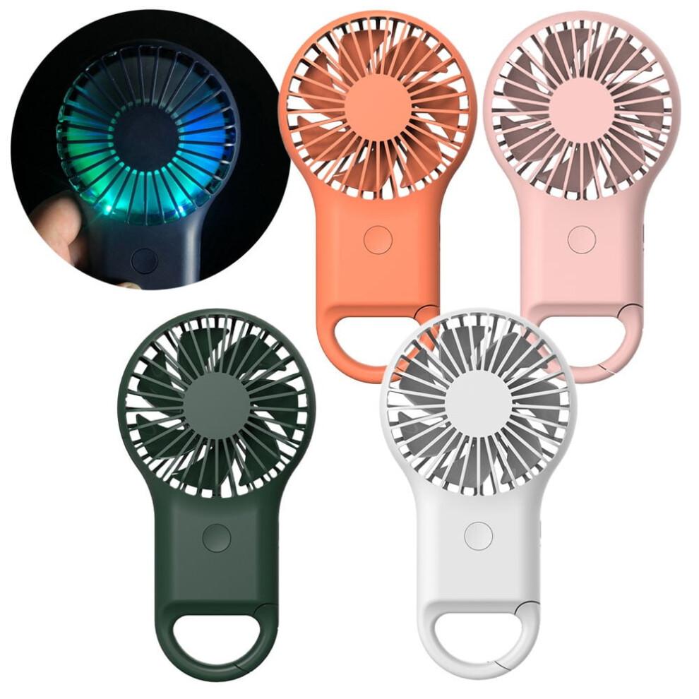 USB Mini Wind Power Handheld Fan Portable Student Small Cute Cooling Night Light 150*80*25 Mm For Travels Or Outdoor Activities