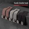 Hidden Double Suede Car Seat Back Hook Holder