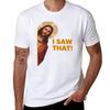 Funny Quote Jesus Meme I Saw That Christian Tshirt Daily Wear Plain Short Sleeve Shirt