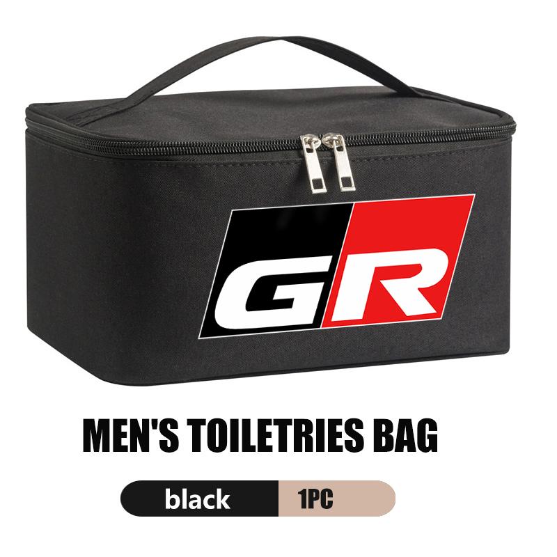 For Toyota Car Travel Portable Cosmetic Toiletries Bath Storage Bag GR sport Hilux Aygo TDR Yaris Corolla Rav4 CHR Auris