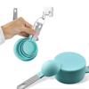 8-Piece Stainless Steel & Colored Plastic Measuring Spoon and Cup Set with Scale for Seasoning and Milk Powder