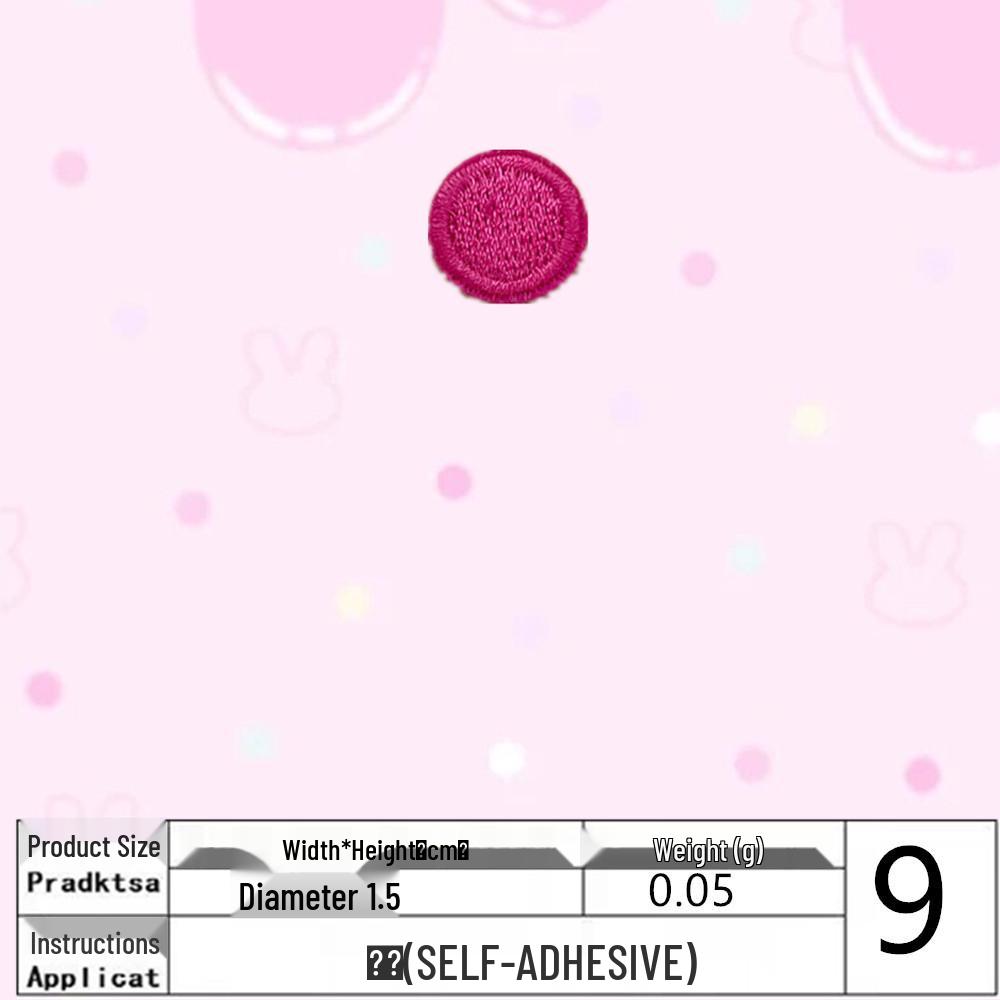 Polka Dot Fabric Patch: Creative DIY and Clothing Decoration Accessory