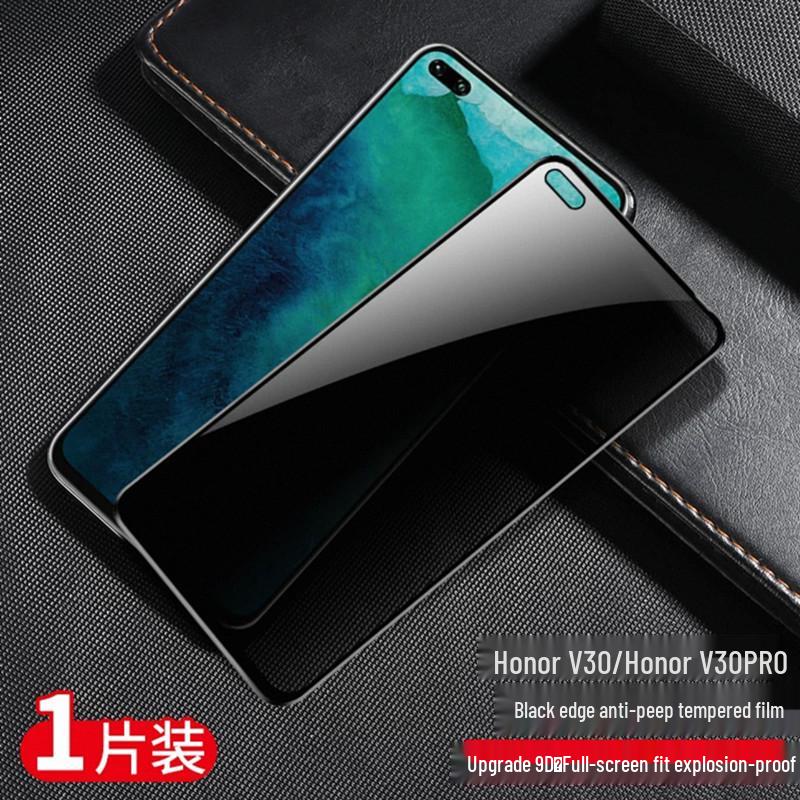 Honor V30 Pro/V20 Gehärtetes Glas: Blaulichtfilter, Augenschutz, Anti-Fingerabdruck, Blickschutz, Staubfrei