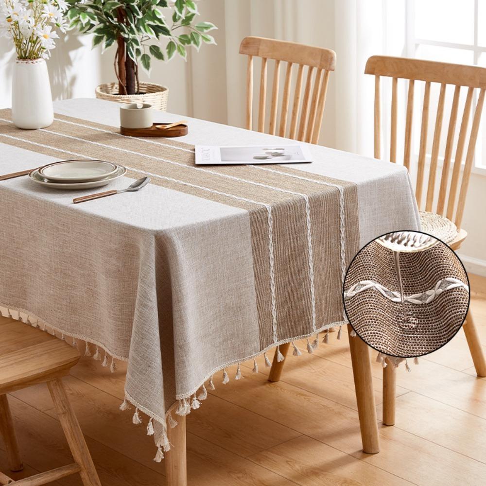 Wearable Rustic Tablecloth Waterproof Table Protecter Party Supplies Table Cover  Hotel
