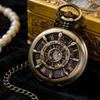 Wind Up Pocket Watches for Men No Battery Pendant Vintage Costume Mechanical Mens Pocket Watches and Chain Vest Necklace Watches