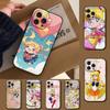 Pretty S-SoldierS S-Sailorser- Moon Phone Case For IPhone 1716 15 14 13 Pro Max 11 12 Mini X Xs XR Black Silicone Cover