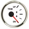ized 2'' 52mm Up to Dn Marine Boat Trim Gauge 0-190ohm Trim Meters fit Marine Yacht Boat with Red Backlight 12V 24V