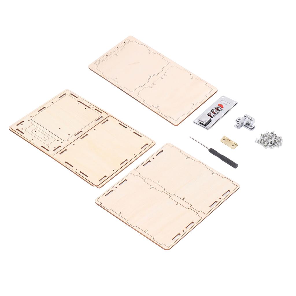 Safe Box Building Block DIY Toy Money Bank Coded Lock Model Gift for Children Kids