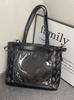 JK Girl Anime Big Appetite Transparent College Style Hand Bill of Lading Shoulder Bag Fashion Ulzzang Ita Bag Tote Bag