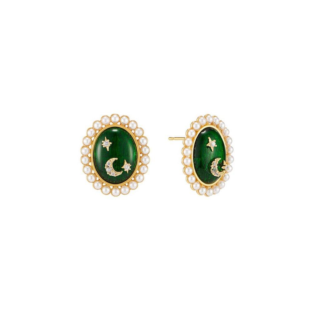 Oldmoon Antique Pearl Earring_Ec1678