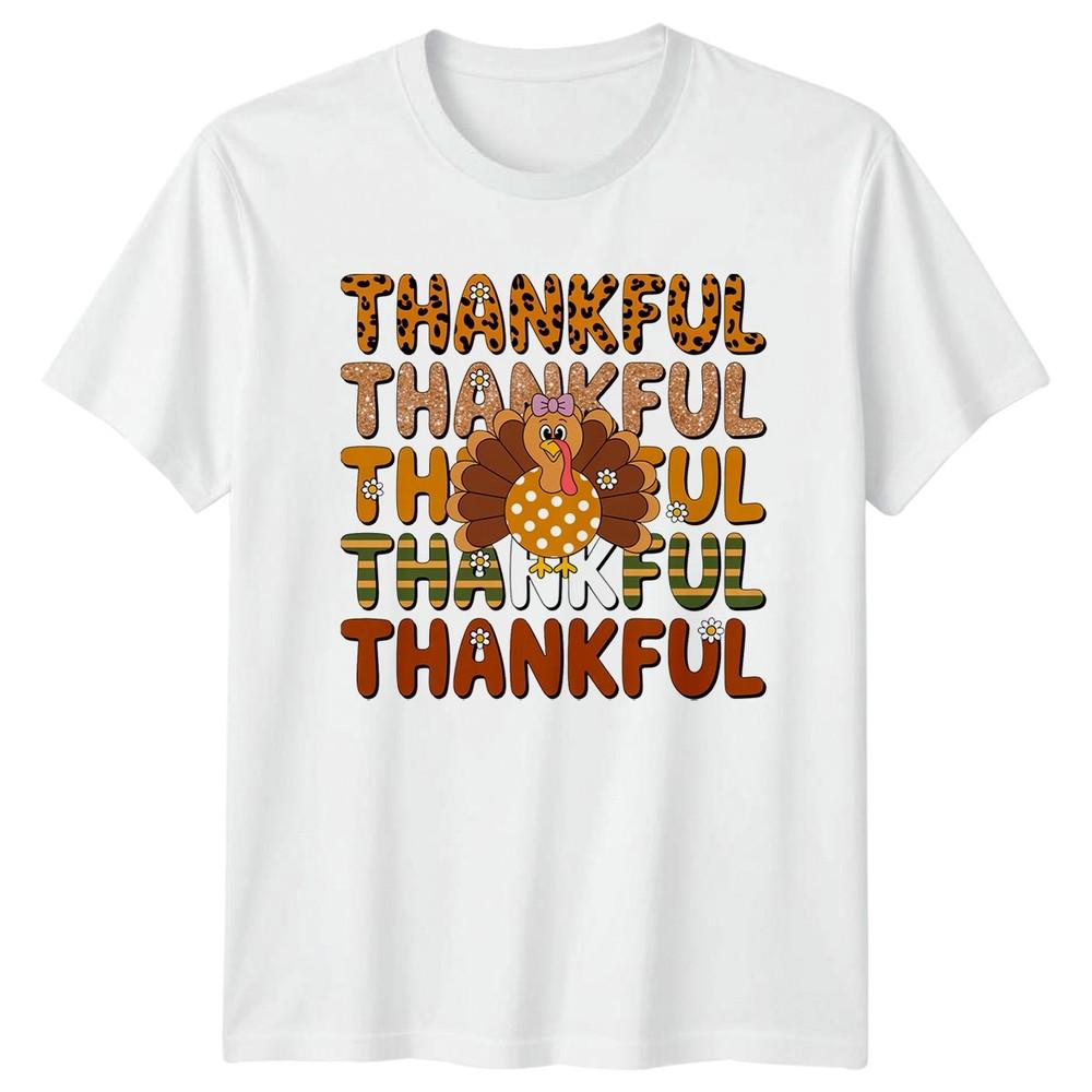 Thankful Thankful Thankful Thankful Thankful TShirt Thanksgiving S