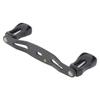 Fishing Reel Handle Carbon Fiber Baitcasting Trolling Reel Rocker Fishing Reel Crank Accessory for Replacement 95mm