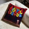 Hot TThe Amazing Digital Circusable Cushion Cover Soft Decorative Pillow Case Suitable for Bedroom Sofa Car Travel Use