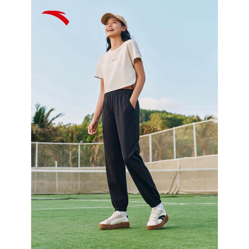 ANTA Women s American Retro Print Casual Sports Pants XL
