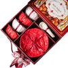 RuHan Underglaze Ceramic Dinnerware Set - Red Rose