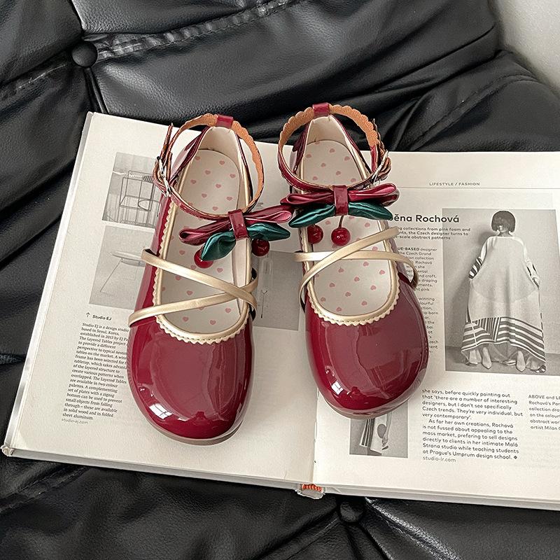 Elegant Round Toe Mary Jane for Women Summer New Bows Designed Comfortable Casual Single Shoes Shallow Mouth Pumps