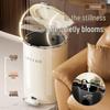 Anbixing Round Metal Pedal Trash Can