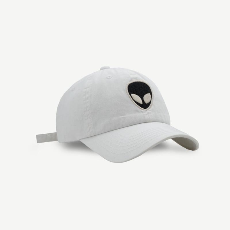 Cartoon Embroidered Baseball Cap Summer Street Trend Hip-hop Baseball Cap Women Korean Style Soft Top Wide-brimmed Couple Peaked Cap