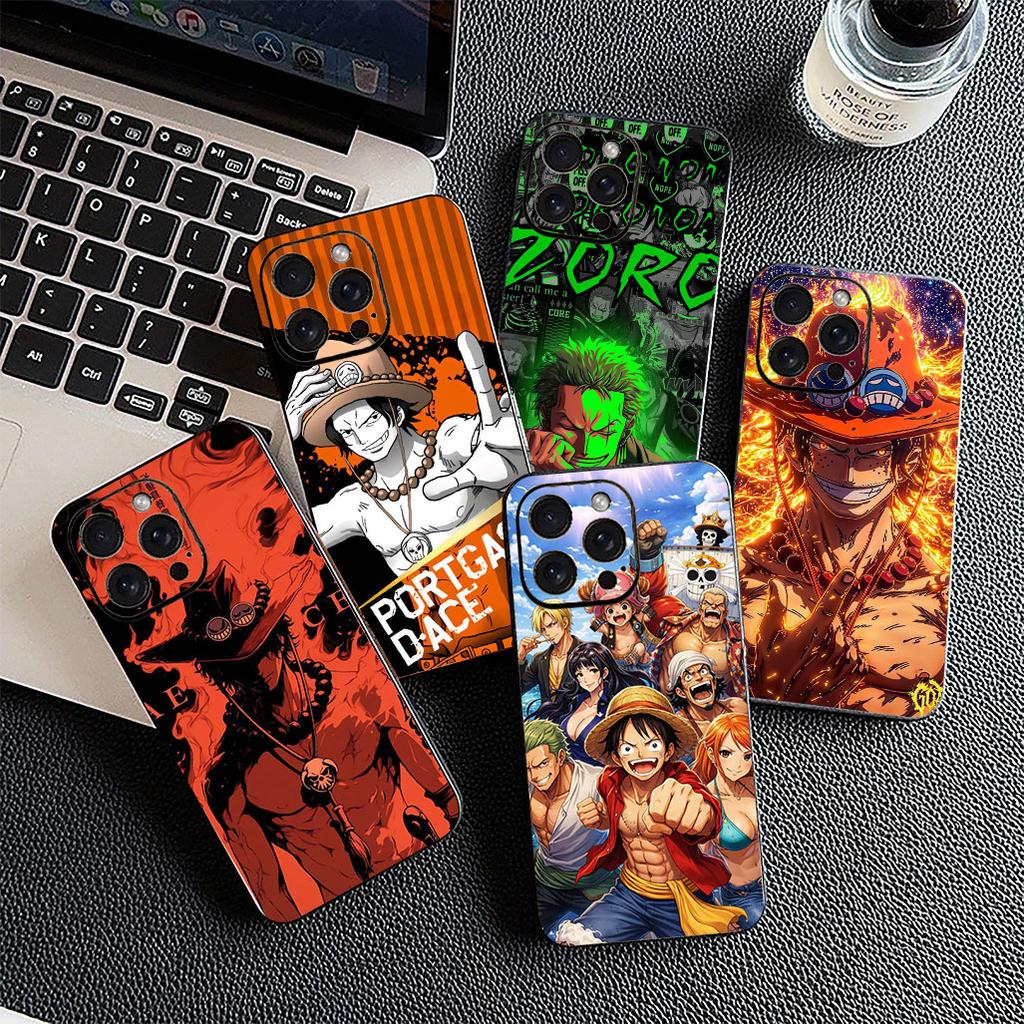 Ace One Pieces Luffy Roronoa Zoro Phone Case for Apple iPhone 12 13 Pro Max Mini ProMax X XR Air XS 12Pro 13Pro Protective Cover