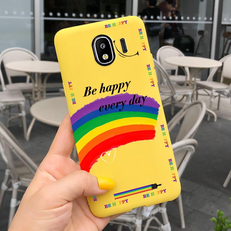 For Samsung Galaxy J4 J6 2018 EU Case SM-J400F J600F Lovely Cartoon Protective Skin Cover For Samsung J4 2018 J 4 J 6 Soft Coque