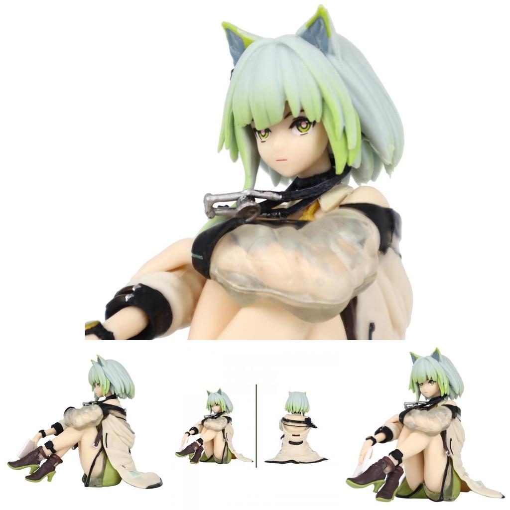 Stunning Arknights Kelsey Figurine Energetic Pose Pvc Material For Collectors