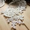 10Pcs Embroidery Flower Exquisite Trim Patches Lace Applique Sew On Patch Fabric Crafts Stickers Bag Gown Decoration