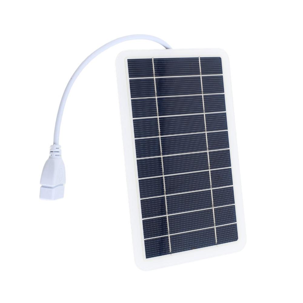 5V 2W Solar Panel High Efficiency Solar Cell Panel Durable USB Solar Charger Outdoor Use