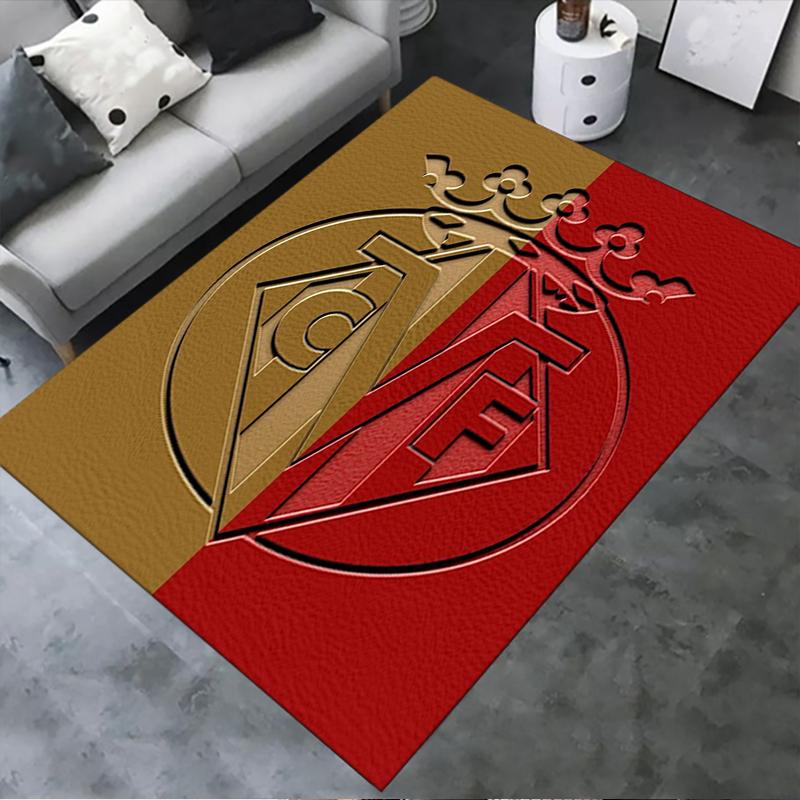 2025 Neuer Villarreal Teppich für Wohnzimmer Schlafzimmer Zuhause Sofadekoration, Kinder Spiel rutschfeste Bodenmatte