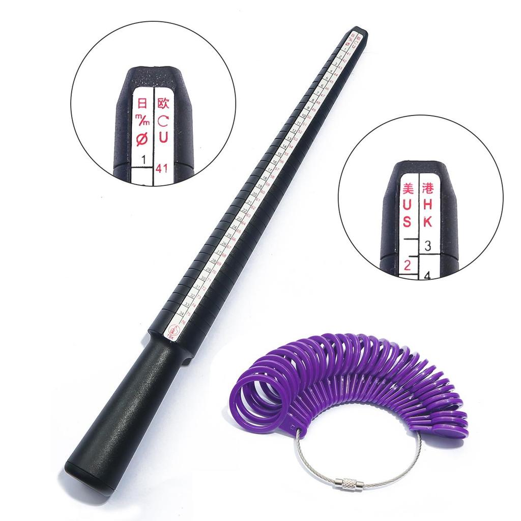 Ring Sizer Jewelry Tools Nástroj na měření velikosti prstenu UK/US Size For DIY Jewelry Size Tool